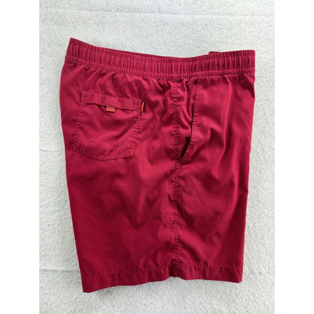 Tommy Bahama Mens Lined Swimsuit Trunks Shorts Red Tag Sz Med Best Fit Lg. 35-38